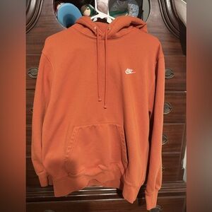 Nike Men's Burnt Orange Hoodie